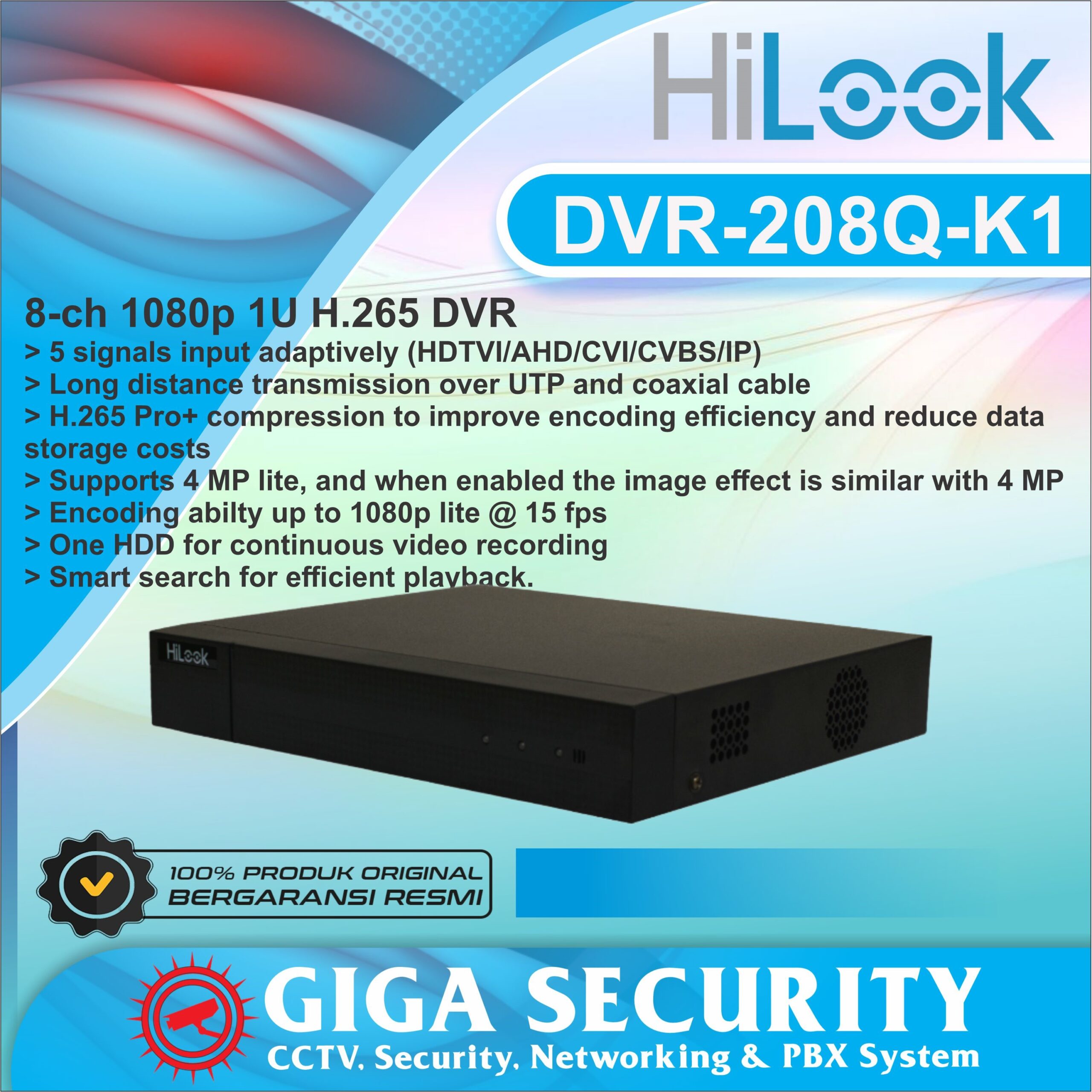 DVR208QK1 Giga Security